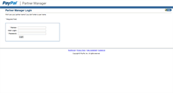 Desktop Screenshot of partnermanager.paypal.com