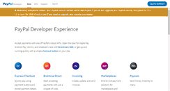 Desktop Screenshot of developer.paypal.com