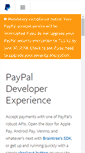 Mobile Screenshot of developer.paypal.com
